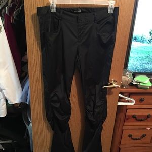 Black Satin Finish Dress Pants
